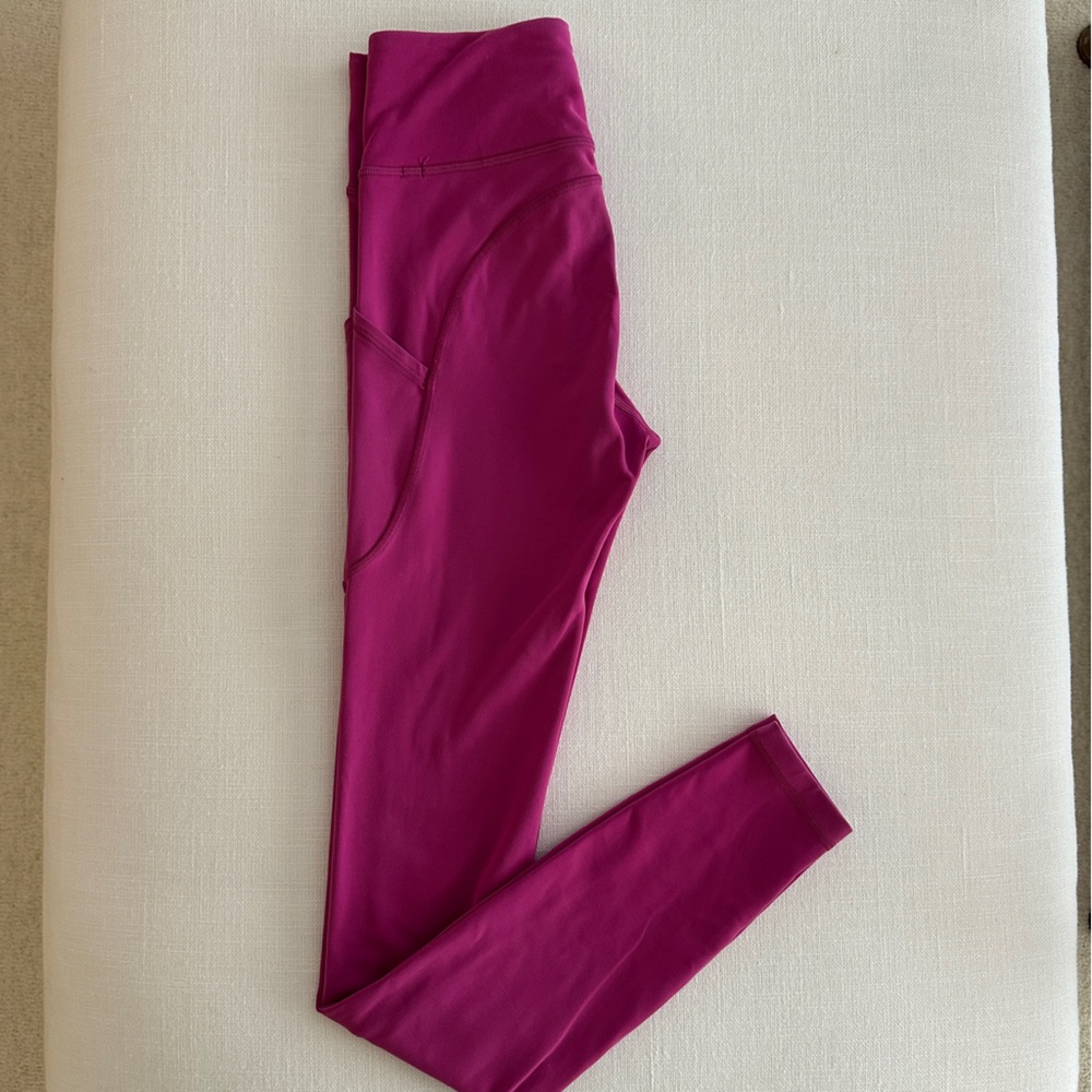 Lululemon Vibrant Pink Leggings - Picture 4 of 10